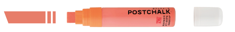 ZIG POSTCHALK MARKER WET-WIPE 15MM TIP